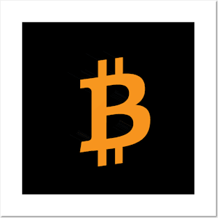 Bitcoin is The Future.  Hodl BTC Blockchain Design Posters and Art